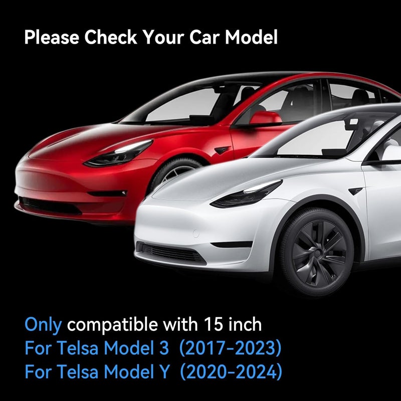 SUMK Screen Protector for Tesla Model Y /3 Accessories (No for 3 Highland & Y Juniper), [9H & Anti-scratch & Fingerprint] 15 inch Front Protector for Model Y (2020~2024) Model 3 (2017~2023) - Glossy - Image 2